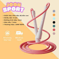 Dây nhảy tốc độ thể thao JOON SPORT chất liệu nhựa PVC bền bỉ độ dài 3 mét lõi 6mm nhiều màu