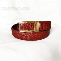 Dây nịt cá sấu hoa cà hàng đặt yêu cầu 3173