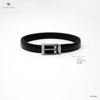 Dây nịt, dây thắt lưng da bản nhỏ NOSTER, mặt khóa hợp kim không gỉ, bản dây nhỏ kích thước 2.5 (cm) DLTK69