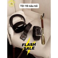 Dây nịt nam da bò khóa hợp kim đúc không rỉ dây đục lỗ, Thắt Lưng Dây Nịt Nam Da...130cm