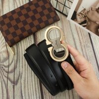 Dây Nịt Nam Đục Lỗ Da Bò 2 Lớp Cao Cấp, ĐƯỢC ĐỔI TRẢ, Khóa Kim Loại Cao Cấp, Không Rỉ Sét