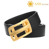 Dây Nịt Nam SAM Leather SFDN135 - Thắt Lưng Nam Da Bò Cao Cấp Mặt Khoá Thắt Lưng Inox Không Gỉ, Mens belts