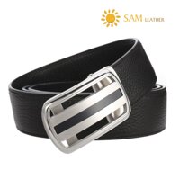 Dây Nịt Nam SAM Leather SFDN117 - Thắt Lưng Nam Da Bò Cao Cấp Mặt Khoá Thắt Lưng Inox Không Gỉ, Mens belts