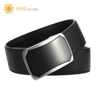 Dây Nịt Nam SAM Leather SFDN131 - Thắt Lưng Nam Da Bò Cao Cấp Mặt Khoá Thắt Lưng Inox Không Gỉ, Mens belts