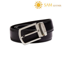 Dây Nịt Nam SAM Leather SFDN111 - Thắt Lưng Nam Da Bò Cao Cấp Mặt Khoá Thắt Lưng Inox Không Gỉ, Mens belts