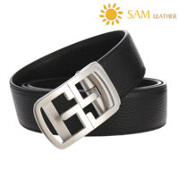 Dây Nịt Nam SAM Leather SFDN136 - Thắt Lưng Nam Da Bò Cao Cấp Mặt Khoá Thắt Lưng Inox Không Gỉ, Mens belts