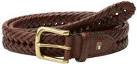 Dây nịt nam Tommy Hilfiger Men Braided Belt - Size 34 - Màu nâu - 11TL04X007 - Chính hãng