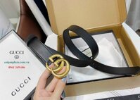 Dây nịt nữ hàng hiệu Gucci Double G Buckle 4094170