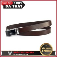 Dây Nịt - Thắt Lưng Da Bò Cho Nữ 2p Màu Nâu