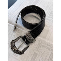 Dây nịt thắt lưng nữ cool đen