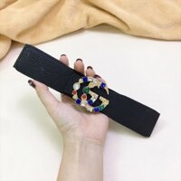 Dây Nịt Thun GC Mặt Đính Đá Mà