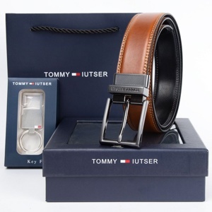 Dây nịt Tommy Hilfiger Mens Interchangable Buckle and Reversible