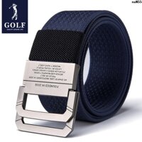 Dây Nịt Vải Bạt Hai Khóa Cài Thời Trang Nam Thanh Lịch Chơi GOLF