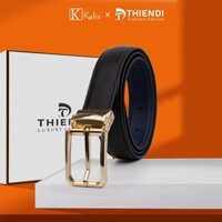 Dây Nịt Xoay Cao Cấp Hàng Hiệu Kalis x Thiendi BCSS143 Dây Nịt Thắt Lưng Nam 2 Mặt Xoay Chiều 360 Độ Da Bò Thật Cao Cấp