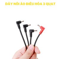 Dây nối áo điều hòa 3 quạt gió, lõi đồng DC chống đứt, chống chập, chiều dài 1 mét