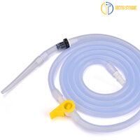 Dây nối bình truyền cà phê silicone thải độc đại tràng thay thế (2m) coffee enema có van khóa Viethealthy siêu bền