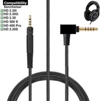 Dây nối dài cáp bện thay thế cân bằng 4.4mm 2.5mm cho tai nghe Sennheiser HD 400 Pro 560 S 2.20S 2.30 2.30i 2.30G