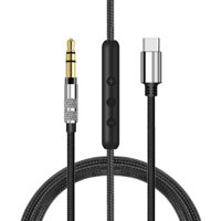 Dây nối dài cáp USB Type C bện cho tai nghe Sony MDR-NC60 MDR-NC50 MDR-NC200D MDR-NC500D MDR-Z1000 MDR-Z7520 SBH60