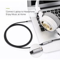 Dây Nối Dài Loa 1.5M UGREEN 10593 - Jack Audio 3.5mm Đầu Đực Sang 3.5mm Đầu Cái - Hàng Chính Hãng - 10593