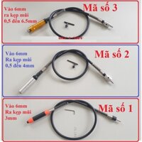 Dây nối dài máy mài khuôn máy khoan thẳng hay dây truyền động máy khoan cốt 6mm