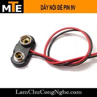 Dây nối đế pin 9v