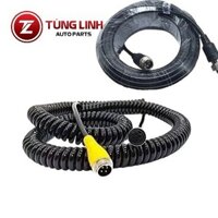 Dây Nối lò xo 8 mét - Nối thẳng 5m, 10m, 15m, 20m cho Camera (Cam) Hành trình - Cam lùi Xe Tải - xe đầu kéo -xe mooc dài