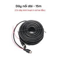 Dây nối thêm 15m camera T360 khi lắp cho xe đầu kéo