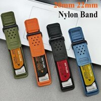 Dây Nylon 20mm 22mm cho Samsung Galaxy Watch6 Classic 47mm cho dây đeo chiến thuật cho Huawei GT4 Pro 46mm cho Huami / Xiaomi / ticwatch