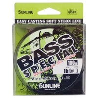Dây Nylon SUNLINE Bass Special HG 100m Số 1 Số 1.25 Số 2 Số 5 Dụng cụ câu cá Nhật Bản
