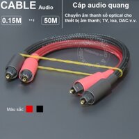 Dây optical ngắn 15Cm đến 80Cm cho DAC AMP - DIY optical audio cable concise design
