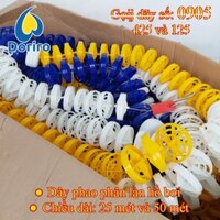Dây phao phân làn hồ bơi, dài 25 mét HOẶC CHIỀU DÀI THEO YÊU CẪU CỦA KHÁCH, dây xuyên tâm bằng ny-long hoặc bằng thép