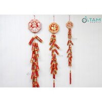 Dây pháo treo Tết hộp bát giác chữ nhiều cỡ T-DPHAO-01 TAN