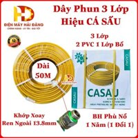 Dây phun áp lực cao 8.5mm và 6.5mm (Dài 50M ) 3 lớp bố . Ren 13.8mm.Hàng Siêu Đẹp Bảo Hành Phù Nổ 12 Tháng