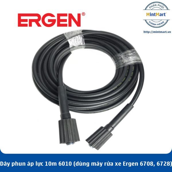 Dây phun áp lực cho máy rửa xe Ergen 6708 (10m)