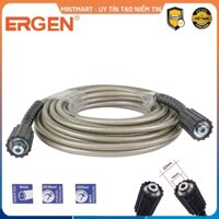 Dây phun nước cao áp Ergen cuộn dây áp lực nối dài 10m dành cho các dòng máy rửa xe có đầu ren 22mm