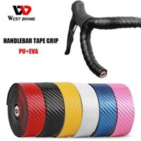 Dây quấn ghi đông Vân carbon Westbiking chính hãng Full box - bộ