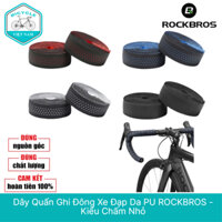 Dây Quấn Ghi Đông Xe Đạp Da PU ROCKBROS - Kiểu Chấm Nhỏ