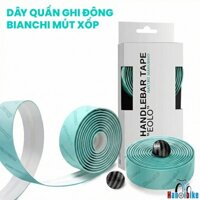 Dây quấn ghi đông xe đạp Bianchi loại mút xốp có hộp