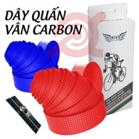 Dây Quấn KIVI Vân Carbon Đỏ / Xanh Có Hộp