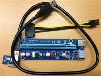 Dây Riser USB 3.0 007 PCI E 6 chân