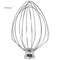 Dây Roi Cho Máy Trộn Đứng 5QT Nâng Và 6QT, Đính Kèm Đánh Bóng, Phụ Kiện Khuấy Kem Trứng Inox