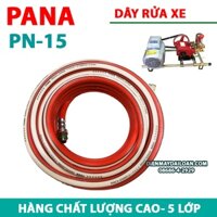 Dây rửa xe áp lực cao 15 MÉT PANA nhật đỏ PN-15M