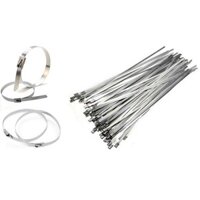 Dây rút / dây thít Inox 304 có đầy đủ kích thước khác nhau, bền bỉ, chắc chắn, chịu lực vô cùng tốt ( 100 sợi / túi )