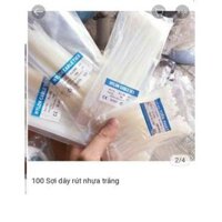 Dây rút nhựa 10cm ,15cm, 20cm, 25cm, 30cm  Khoảng 80 sợibịch  - 20cm  2 tấc