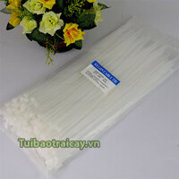 Dây rút nhựa 30cm màu trắng buộc đồ vật  - D78