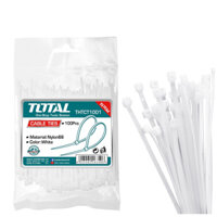 Dây rút nhựa trắng Total THTCT1001 (100x2.5mm)