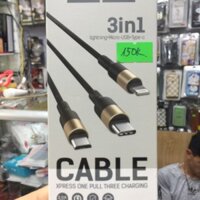 Dây sạc 3 đầu của hoco