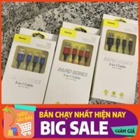 Dây Sạc Baseus 3 in 1 (iPhone,micro)/ 3 chân sạc