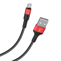 Dây sạc bọc dù Hoco x26 - cáp sạc nhanh iphone micro usb type dài 1m chống gập đứt - hàng chính hãng - Micro USB