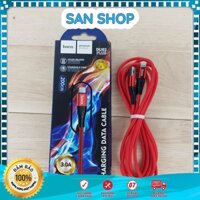 Dây Sạc Hoco bọc dù 2m iPhone, iPad sạc nhanh